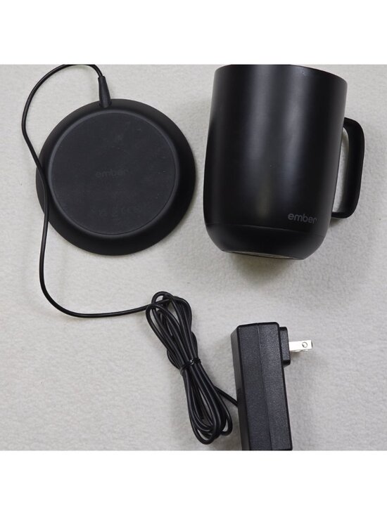 Ember Temperature Control Smart Mug 14 Oz Black WORKS W/ Charger Base - Picture 3 of 3